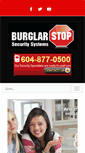 Mobile Screenshot of burglarstop.ca